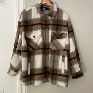 Zara plaid jacket